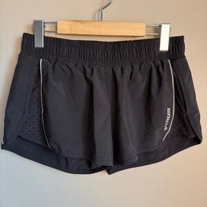 Virus Performance Shorts‎ Womens Small Black Running Athletic Training Workout